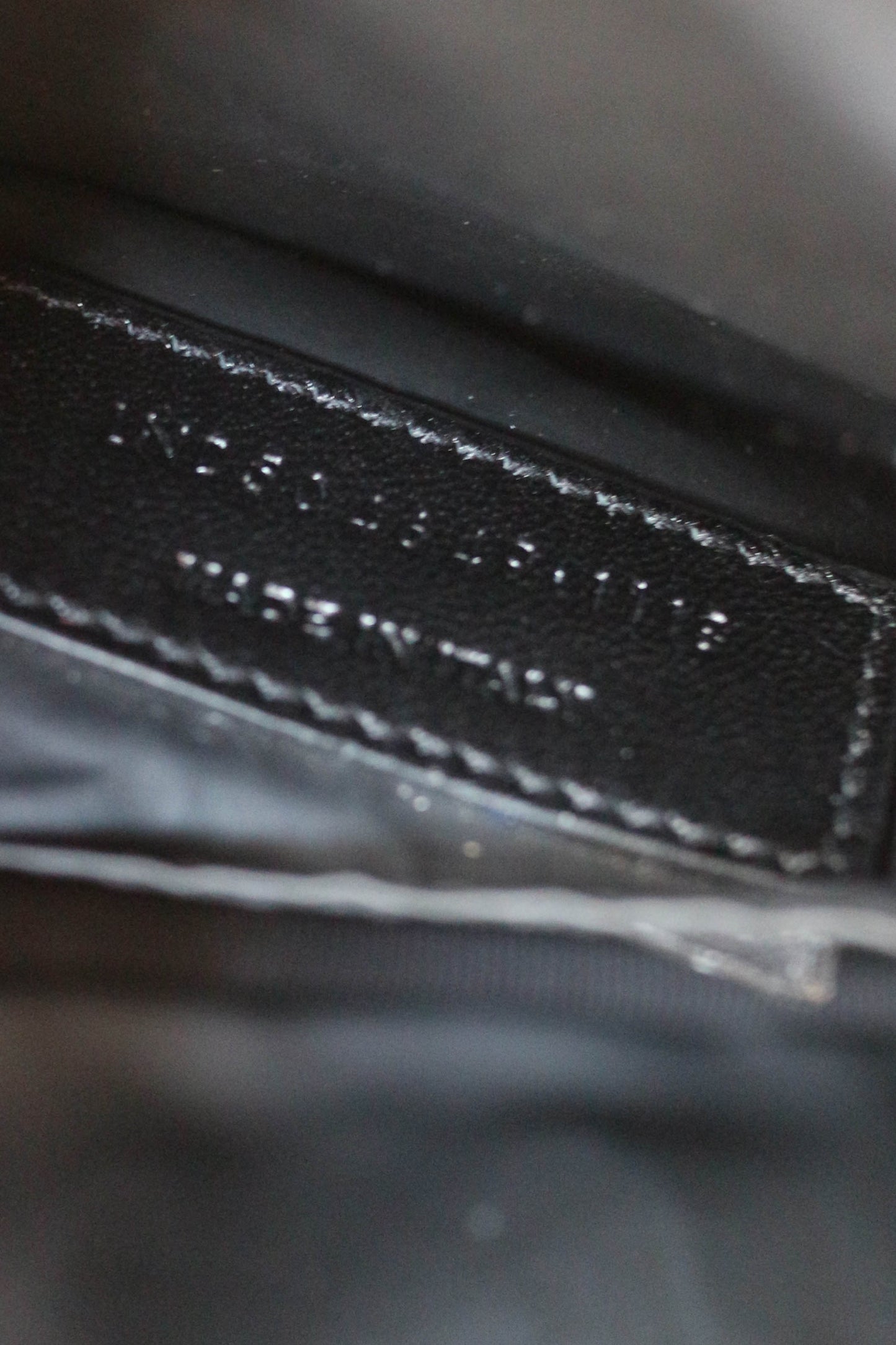 Saint Laurent Logo Leather Toiletry Pouch Red