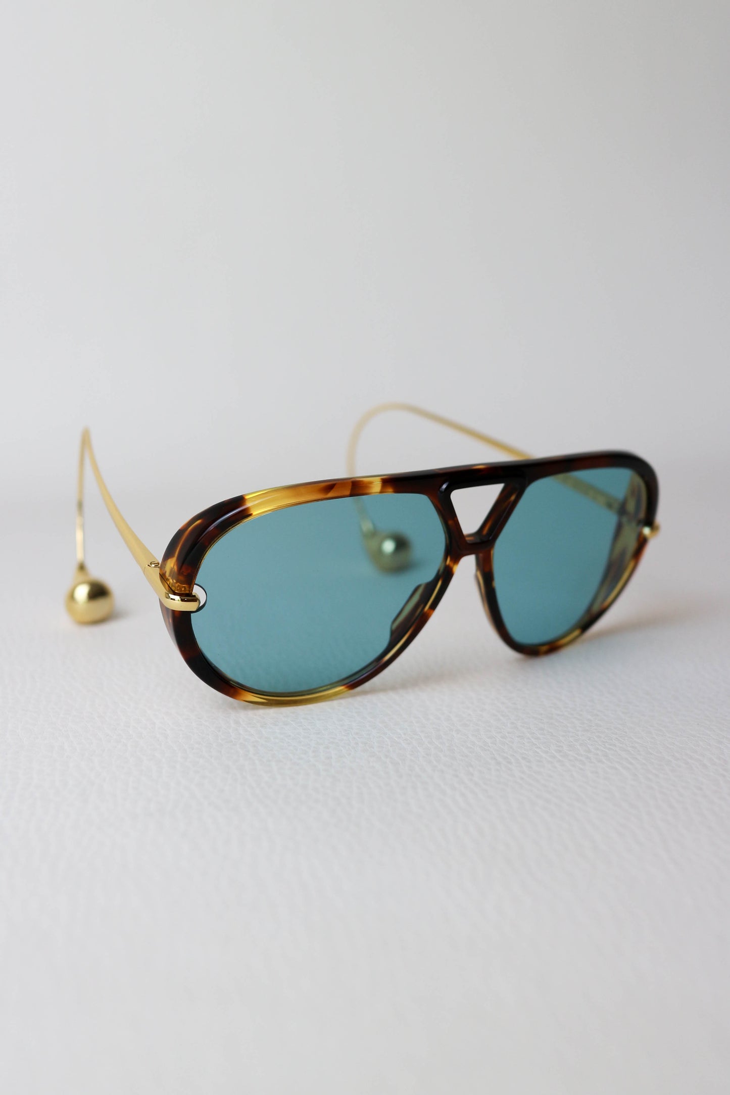 Bottega Veneta Oversized Aviator Sunglasses
