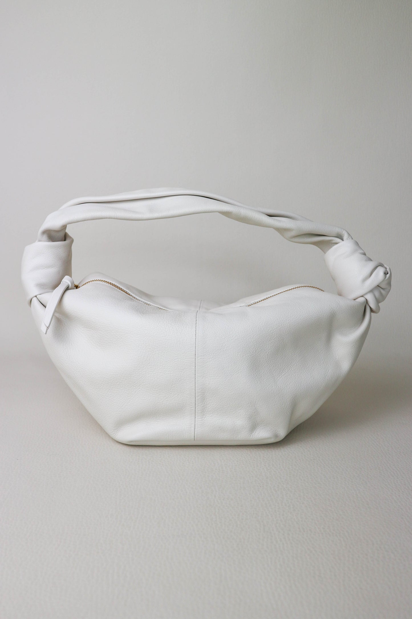 Bottega Veneta Double Knot Bag White