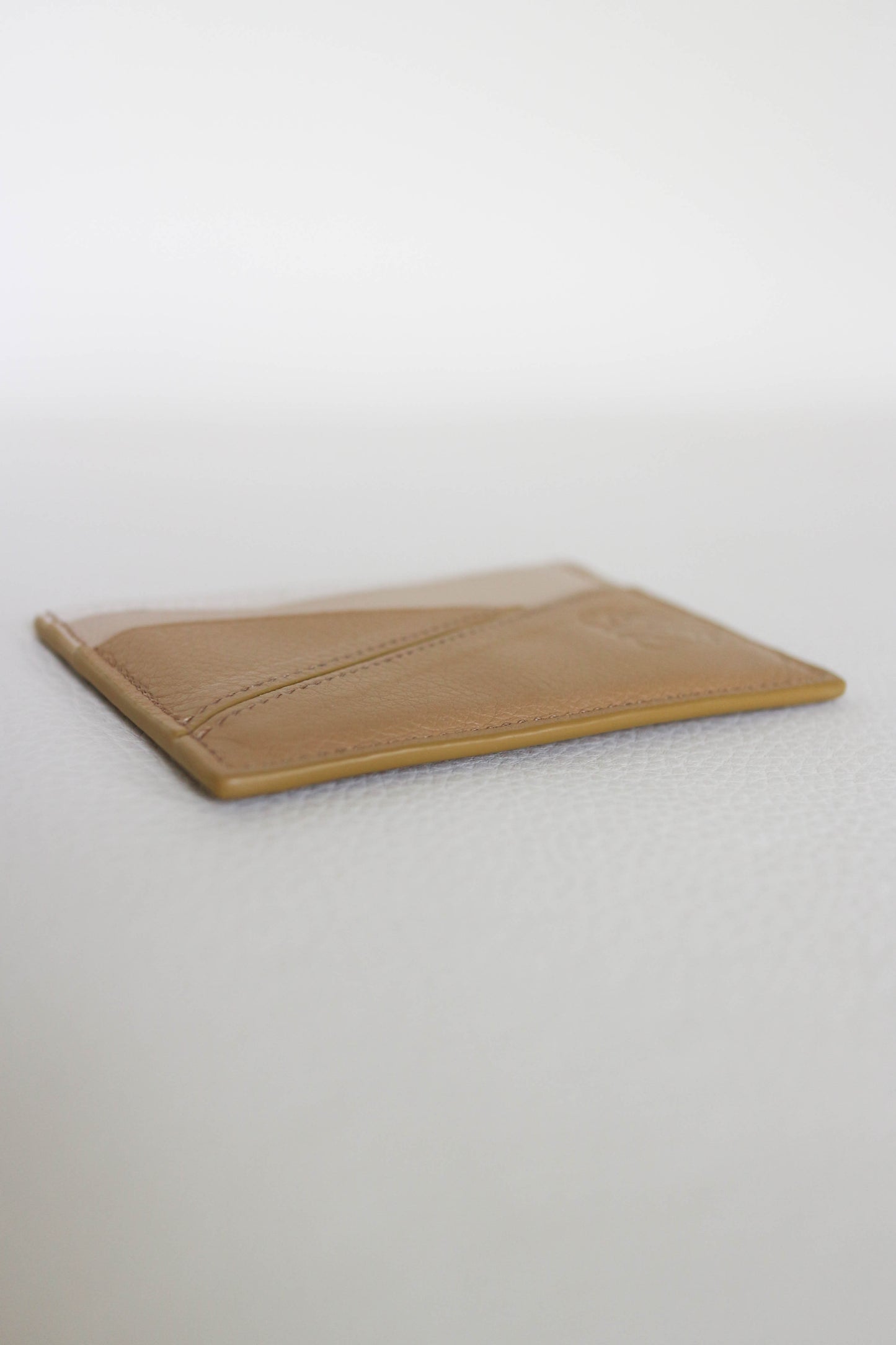 LOEWE Puzzle Leather Card Holder Beige