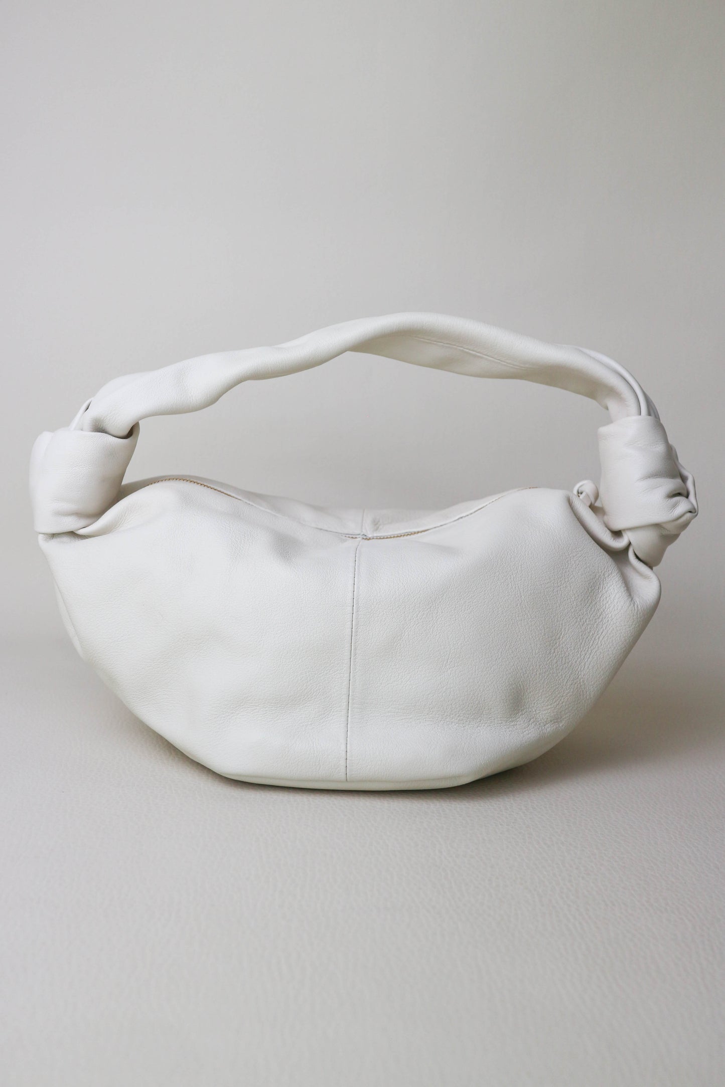 Bottega Veneta Double Knot Bag White
