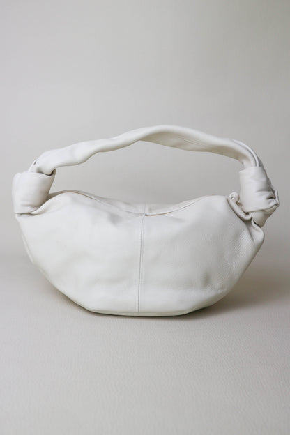 Bottega Veneta Double Knot Bag White