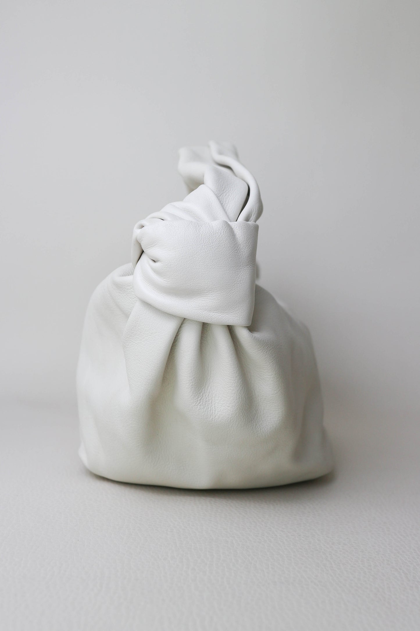 Bottega Veneta Double Knot Bag White