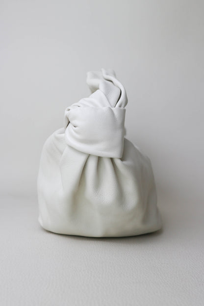 Bottega Veneta Double Knot Bag White