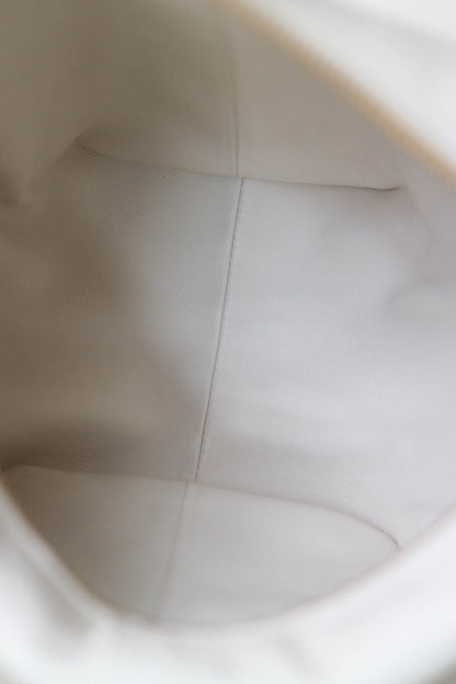 Bottega Veneta Double Knot Bag White