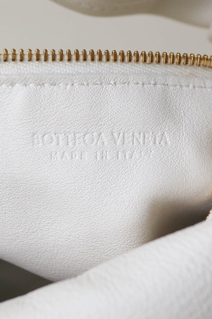 Bottega Veneta Double Knot Bag White