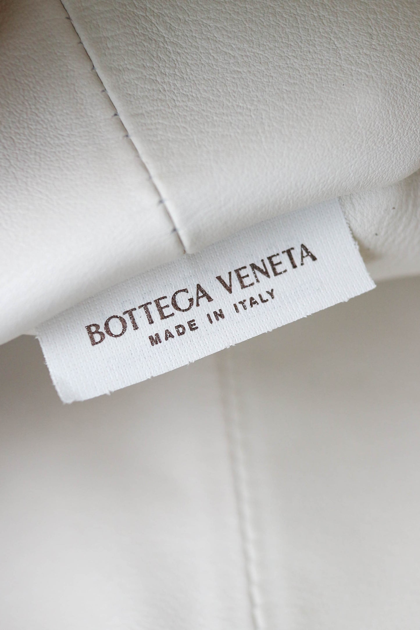 Bottega Veneta Double Knot Bag White