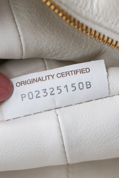 Bottega Veneta Double Knot Bag White