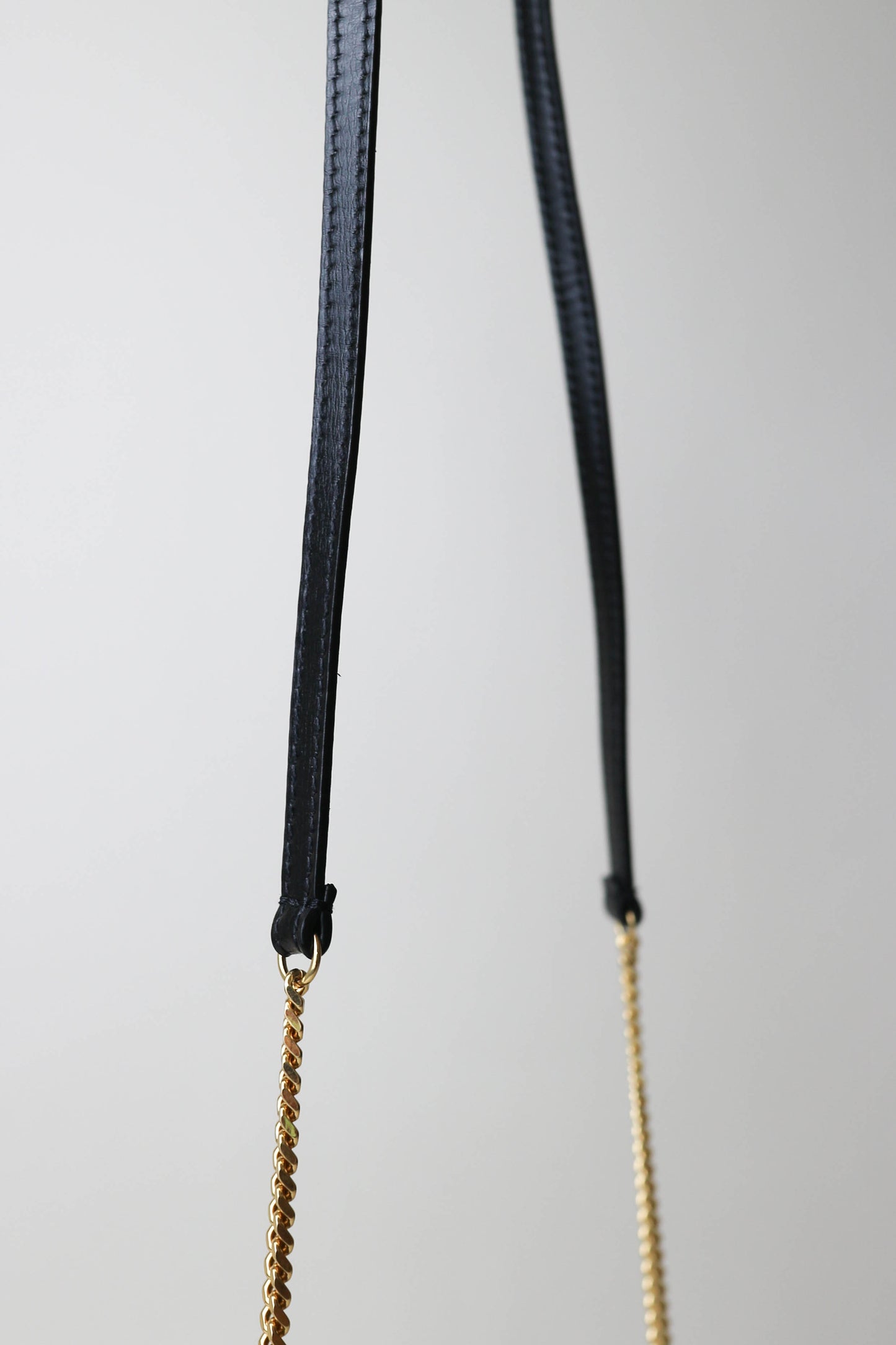 Saint Laurent Logo Phone Holder Bag Black