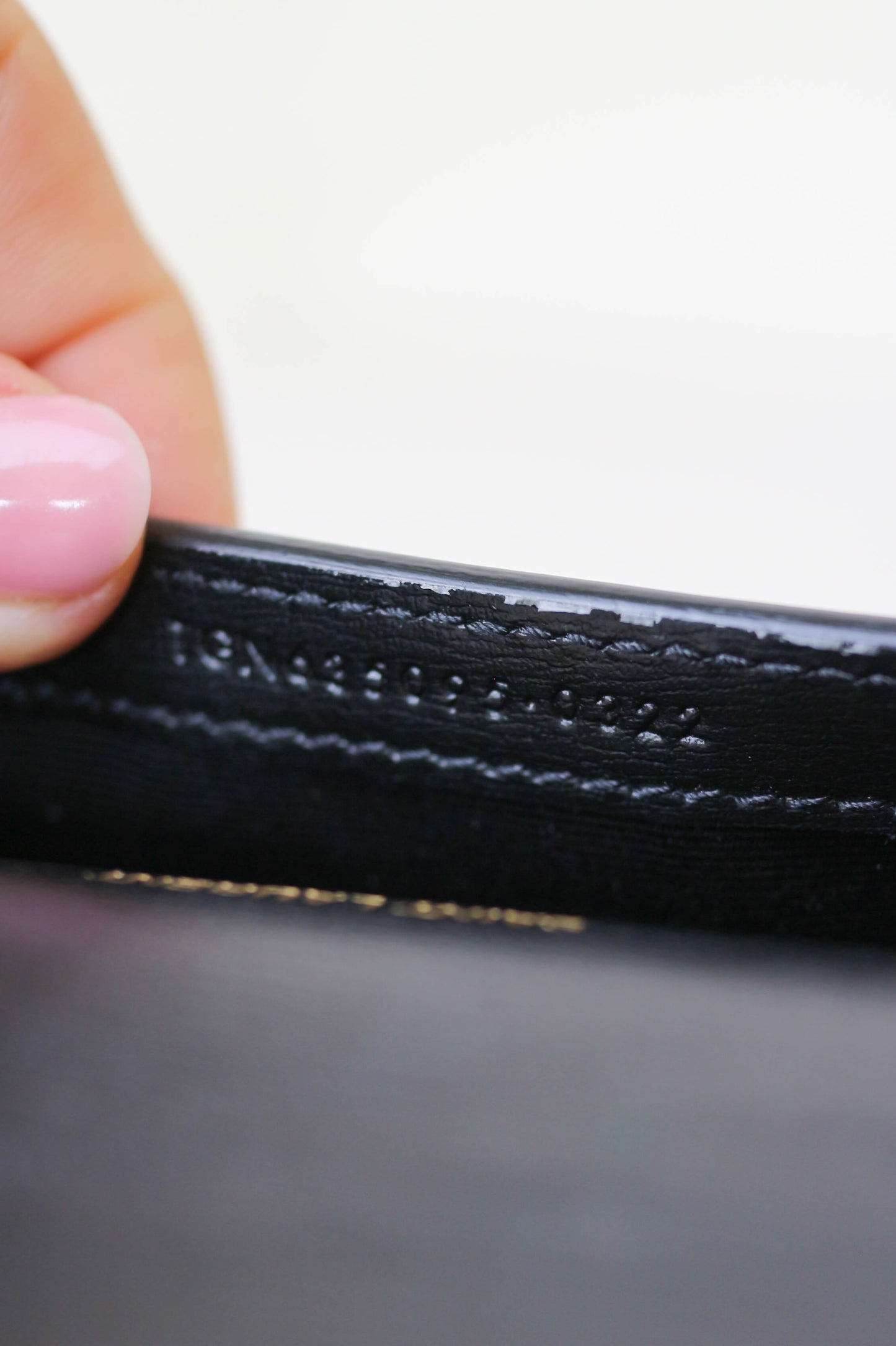 Saint Laurent Logo Phone Holder Bag Black
