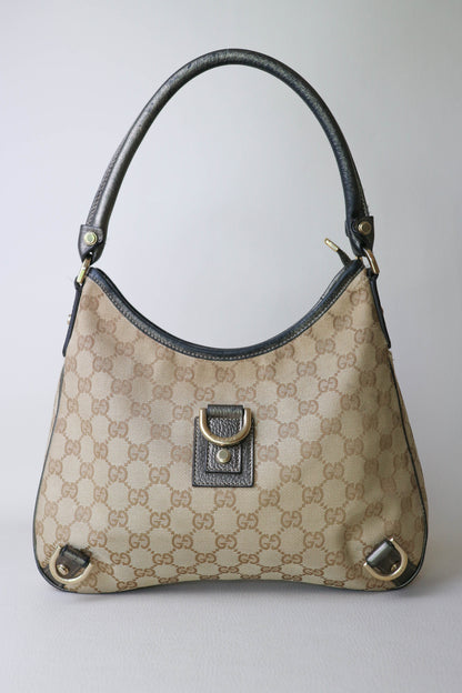 Gucci Vintage Monogram Canvas Shoulder Bag