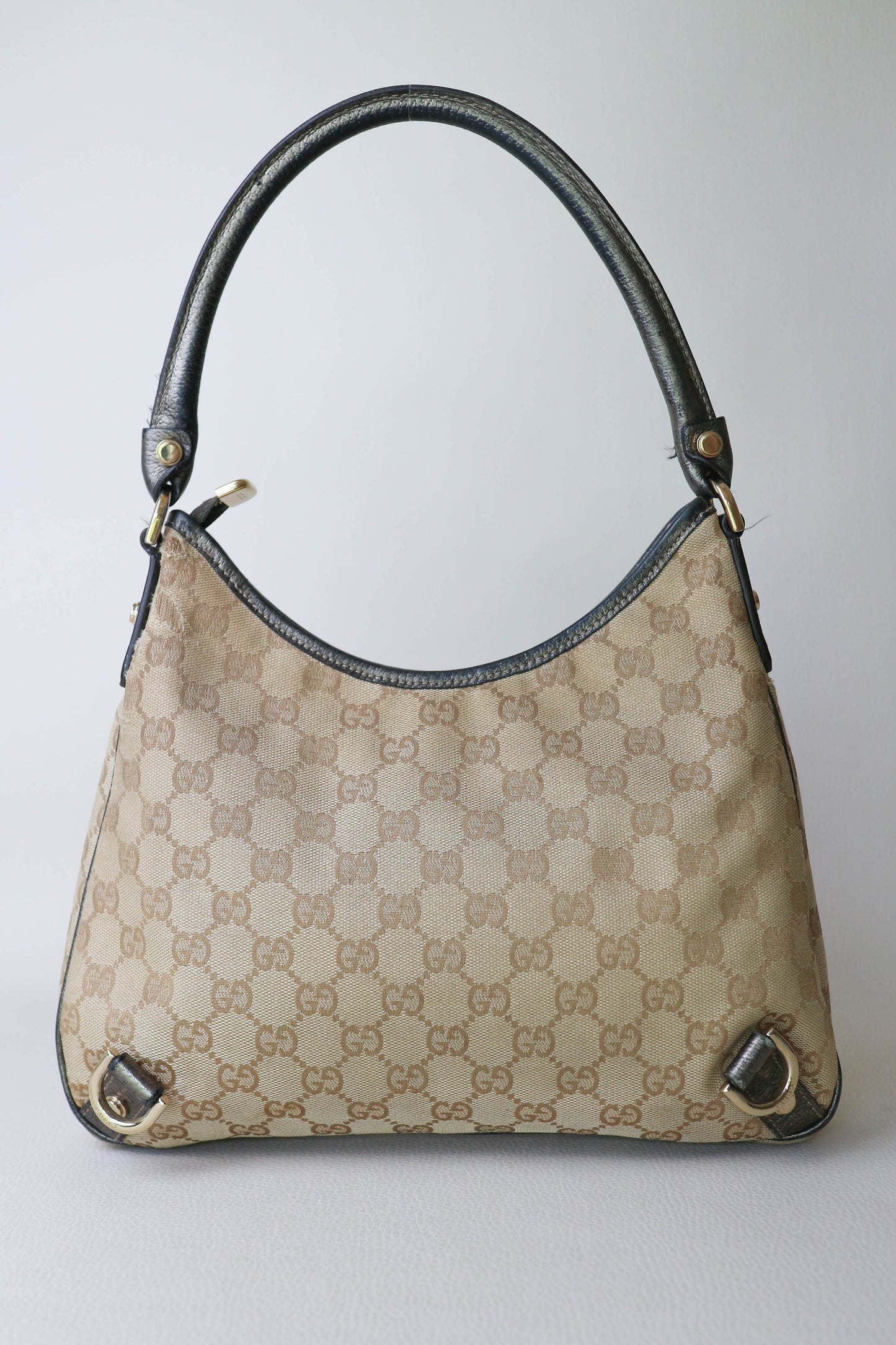 Gucci Vintage Monogram Canvas Shoulder Bag