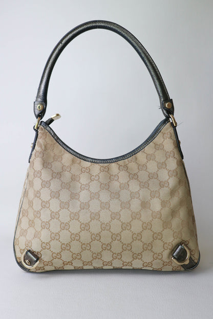 Gucci Vintage Monogram Canvas Shoulder Bag