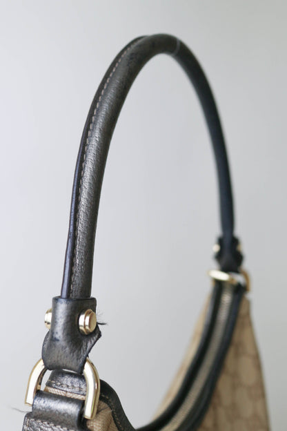 Gucci Vintage Monogram Canvas Shoulder Bag