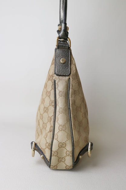 Gucci Vintage Monogram Canvas Shoulder Bag