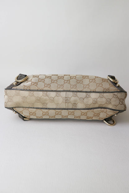 Gucci Vintage Monogram Canvas Shoulder Bag