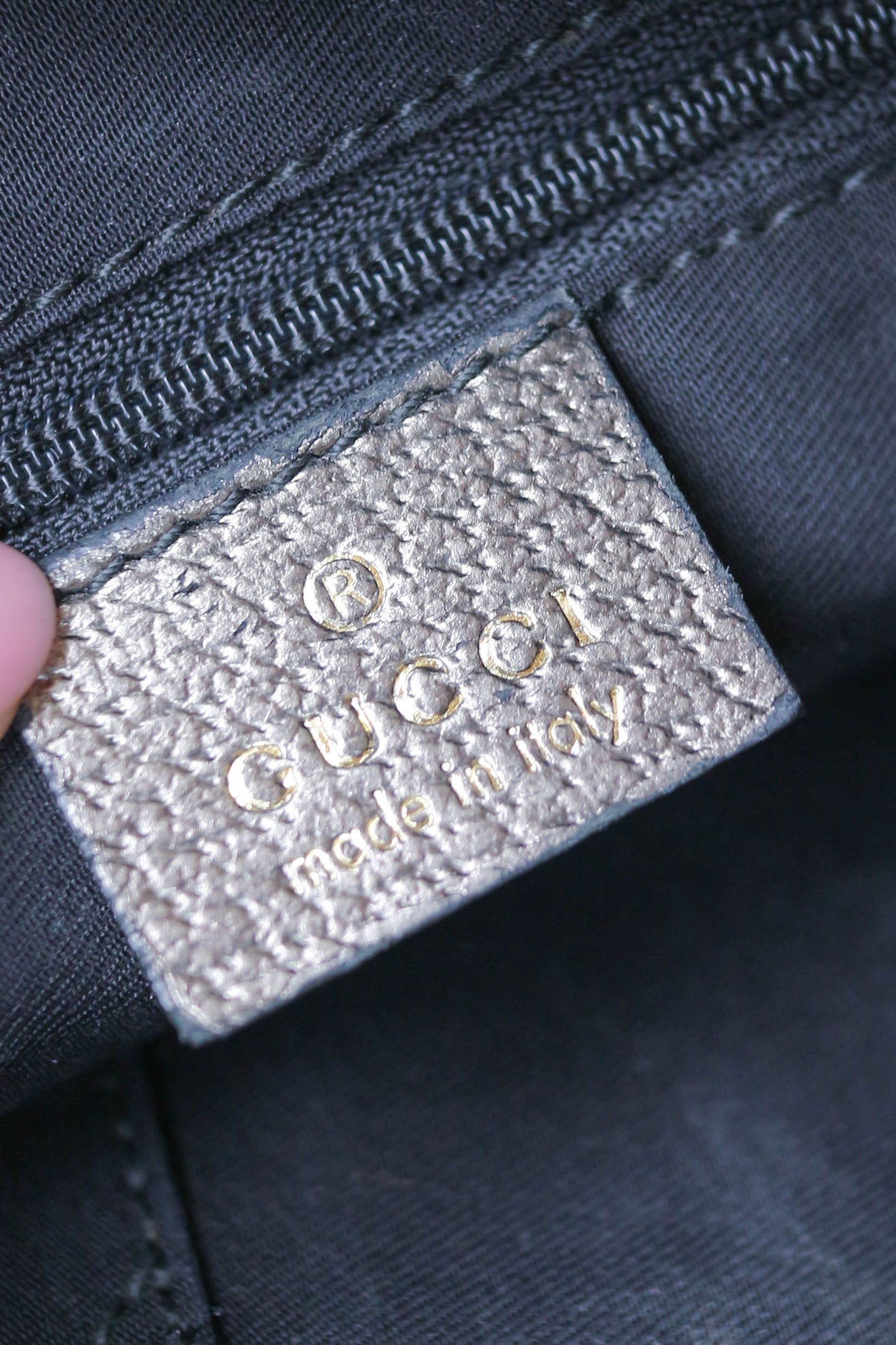 Gucci Vintage Monogram Canvas Shoulder Bag