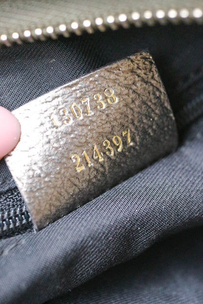 Gucci Vintage Monogram Canvas Shoulder Bag