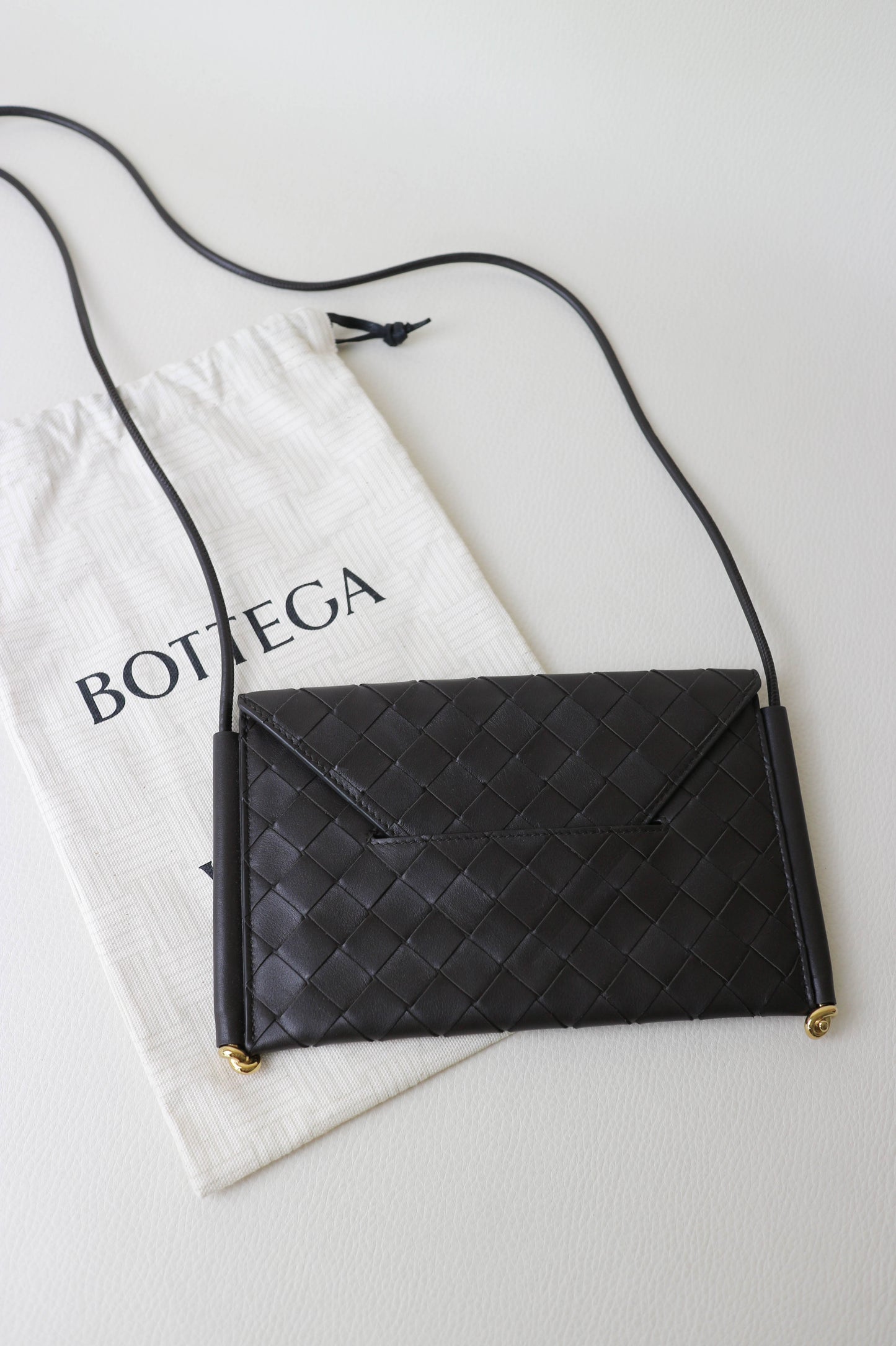 Bottega Veneta Solstice Pouch Bag Brown