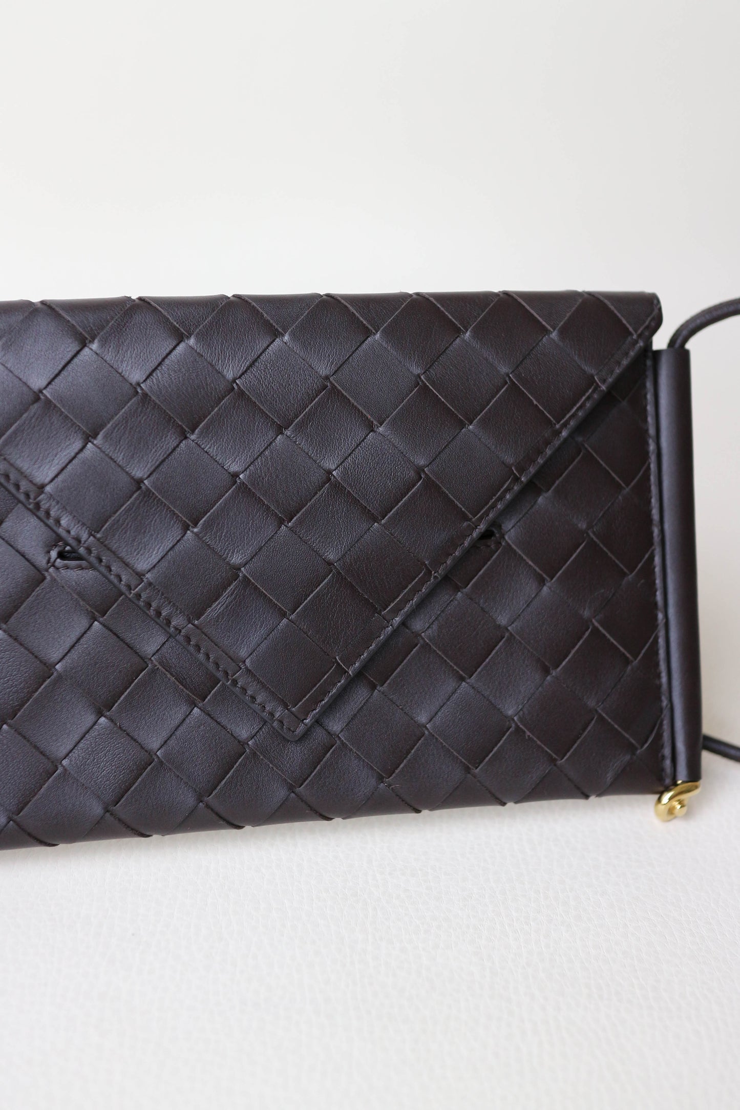 Bottega Veneta Solstice Pouch Bag Brown