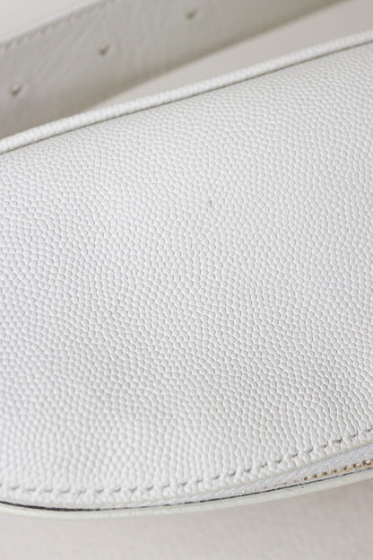 Saint Laurent Logo Belt Bag White