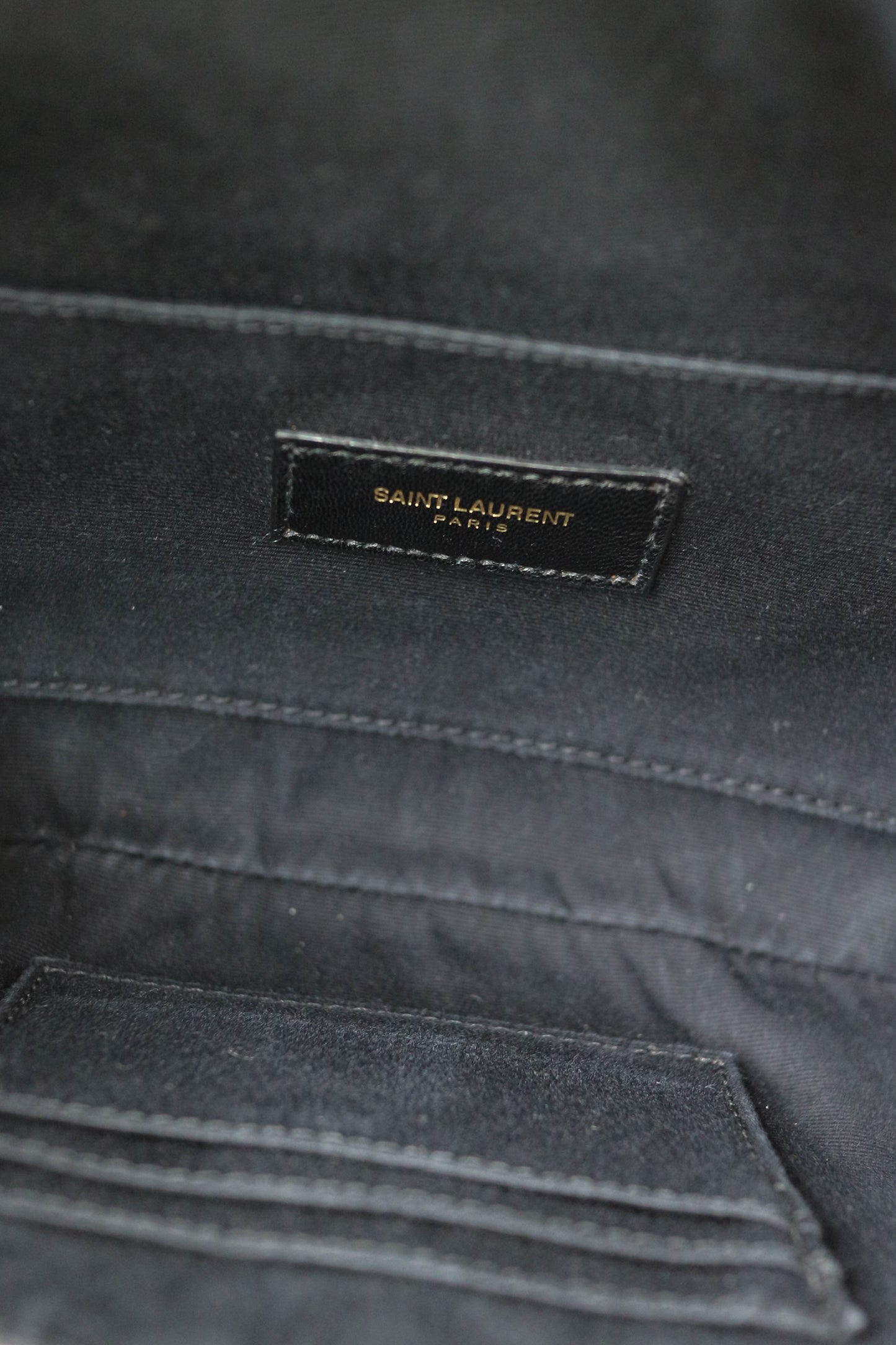 Saint Laurent Logo Belt Bag White