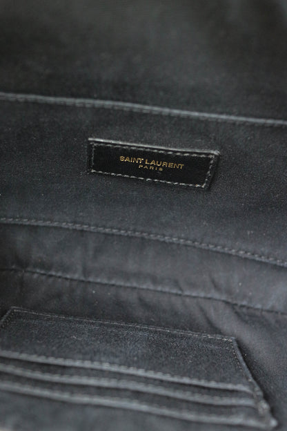 Saint Laurent Logo Belt Bag White
