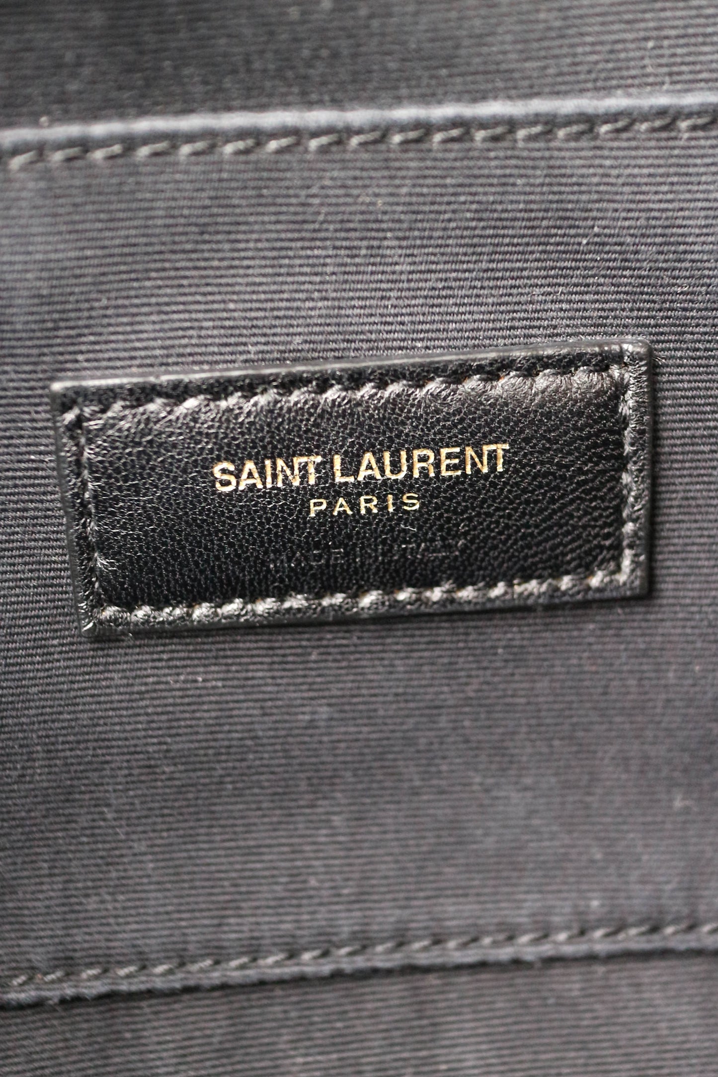 Saint Laurent Logo Belt Bag White