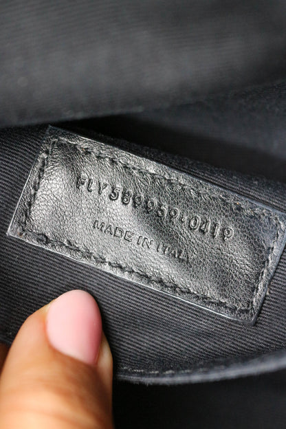 Saint Laurent Logo Belt Bag White
