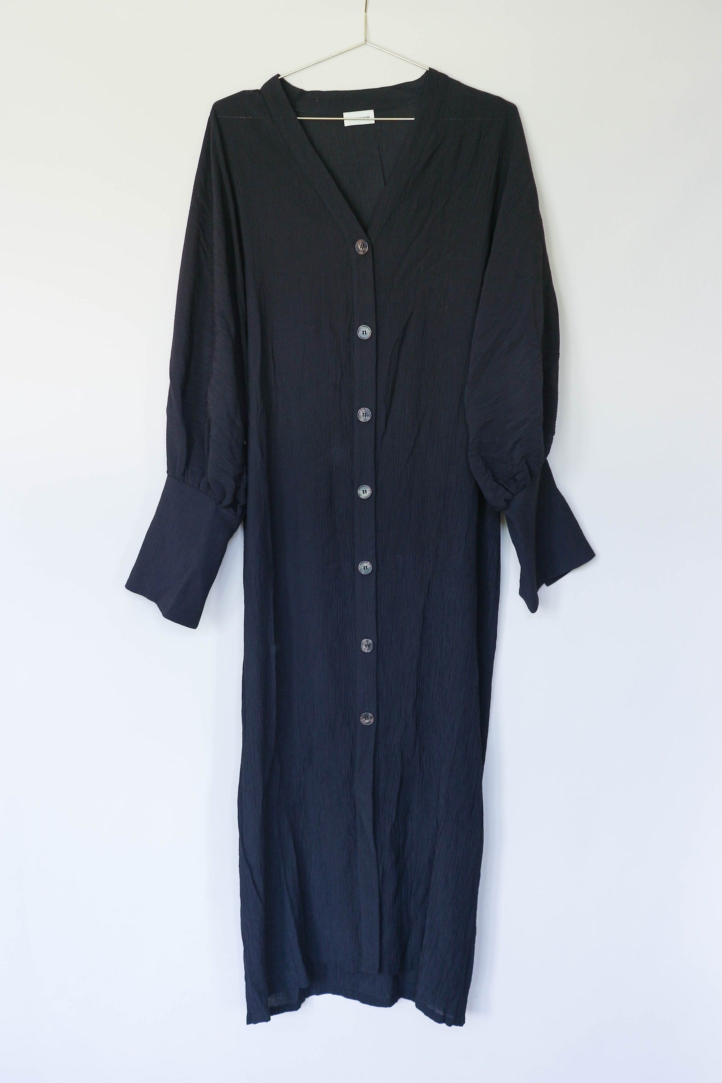 By Malene Birger Maxi Button Dress Black