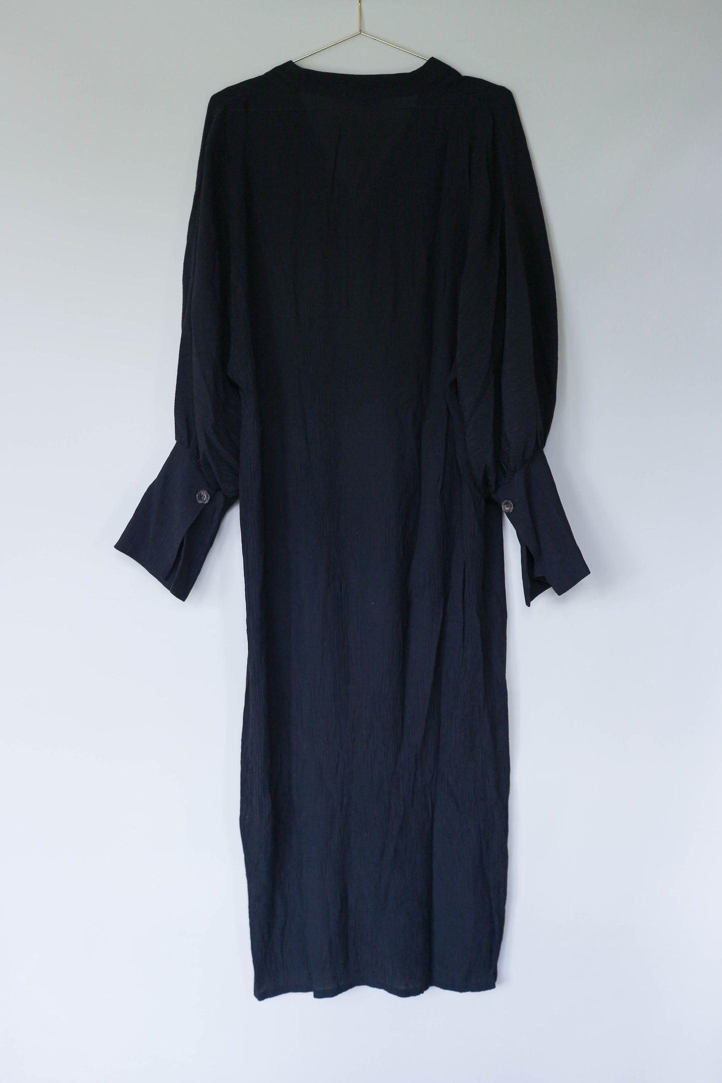 By Malene Birger Maxi Button Dress Black