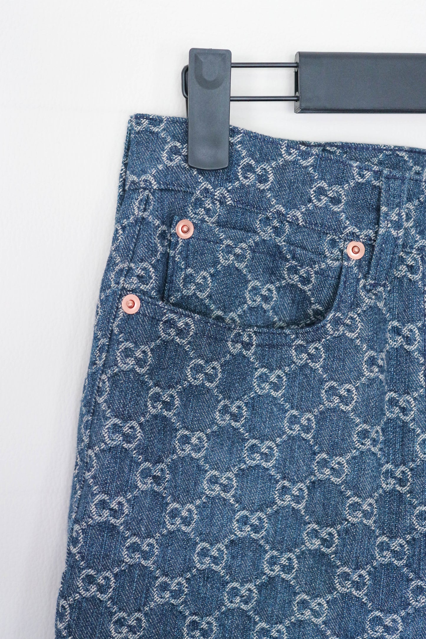 Gucci Denim GG Monogram Jeans