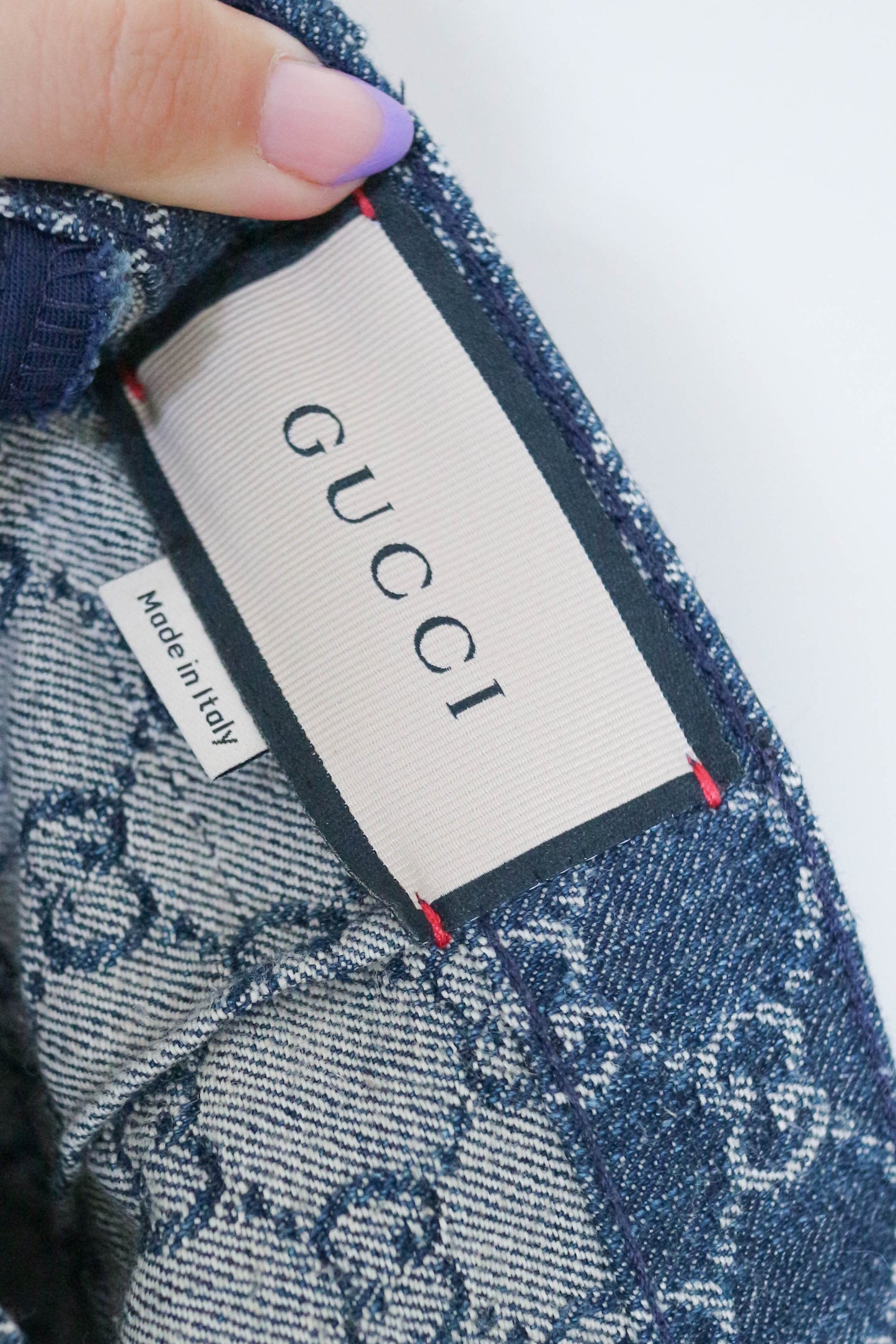 Gucci Denim GG Monogram Jeans