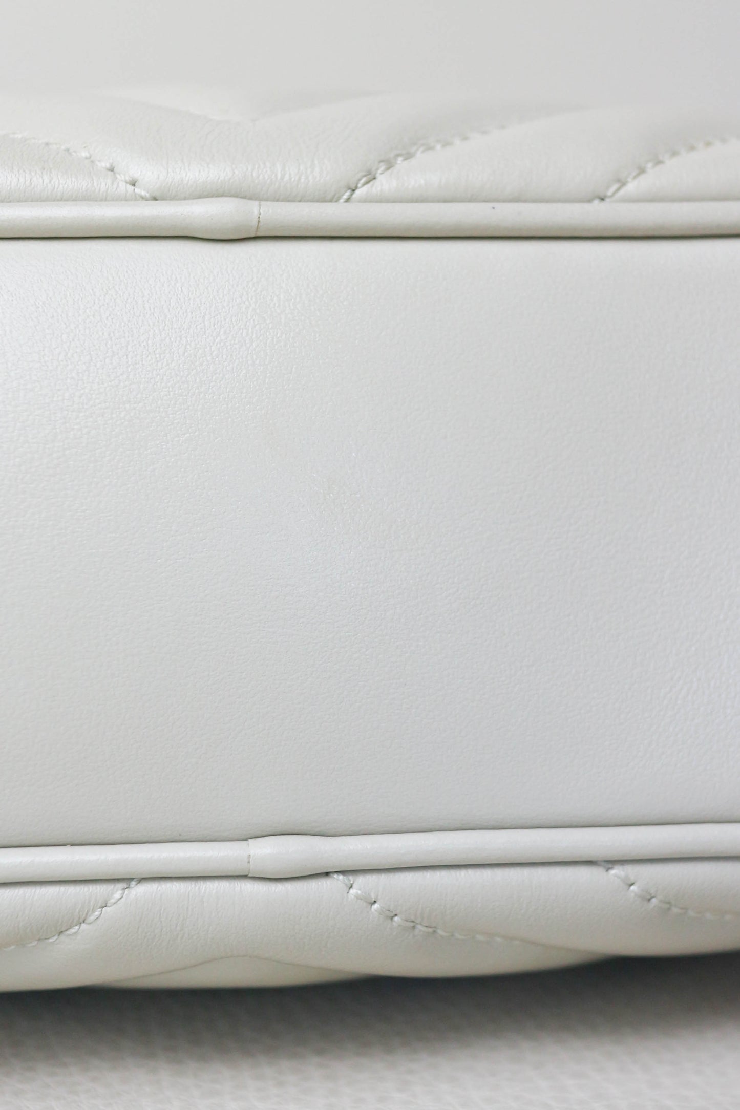 Saint Laurent Loulou Camera Bag White