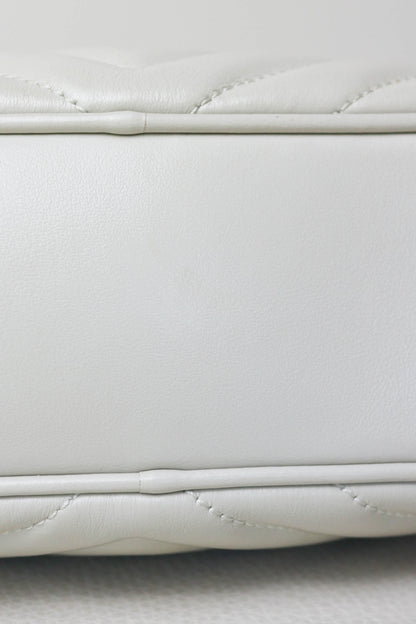 Saint Laurent Loulou Camera Bag White