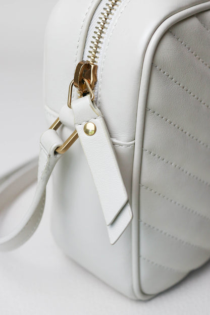 Saint Laurent Loulou Camera Bag White