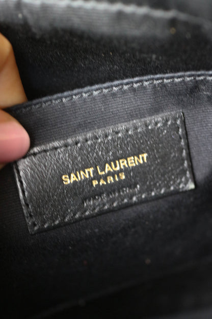 Saint Laurent Loulou Camera Bag White