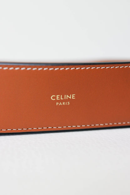 CELINE Triomphe Canvas Leather Tray