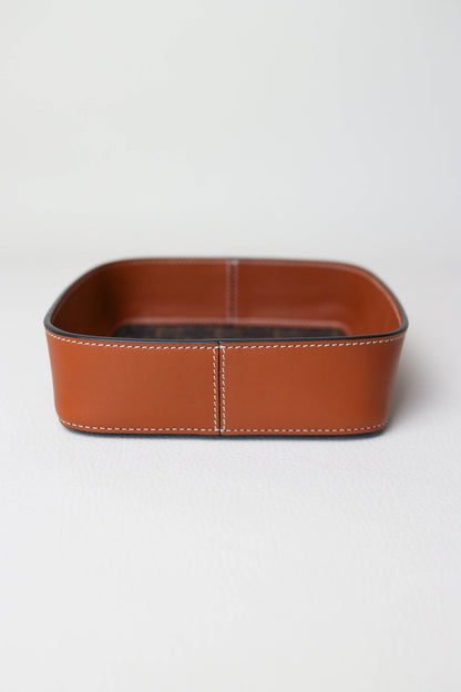 CELINE Triomphe Canvas Leather Tray