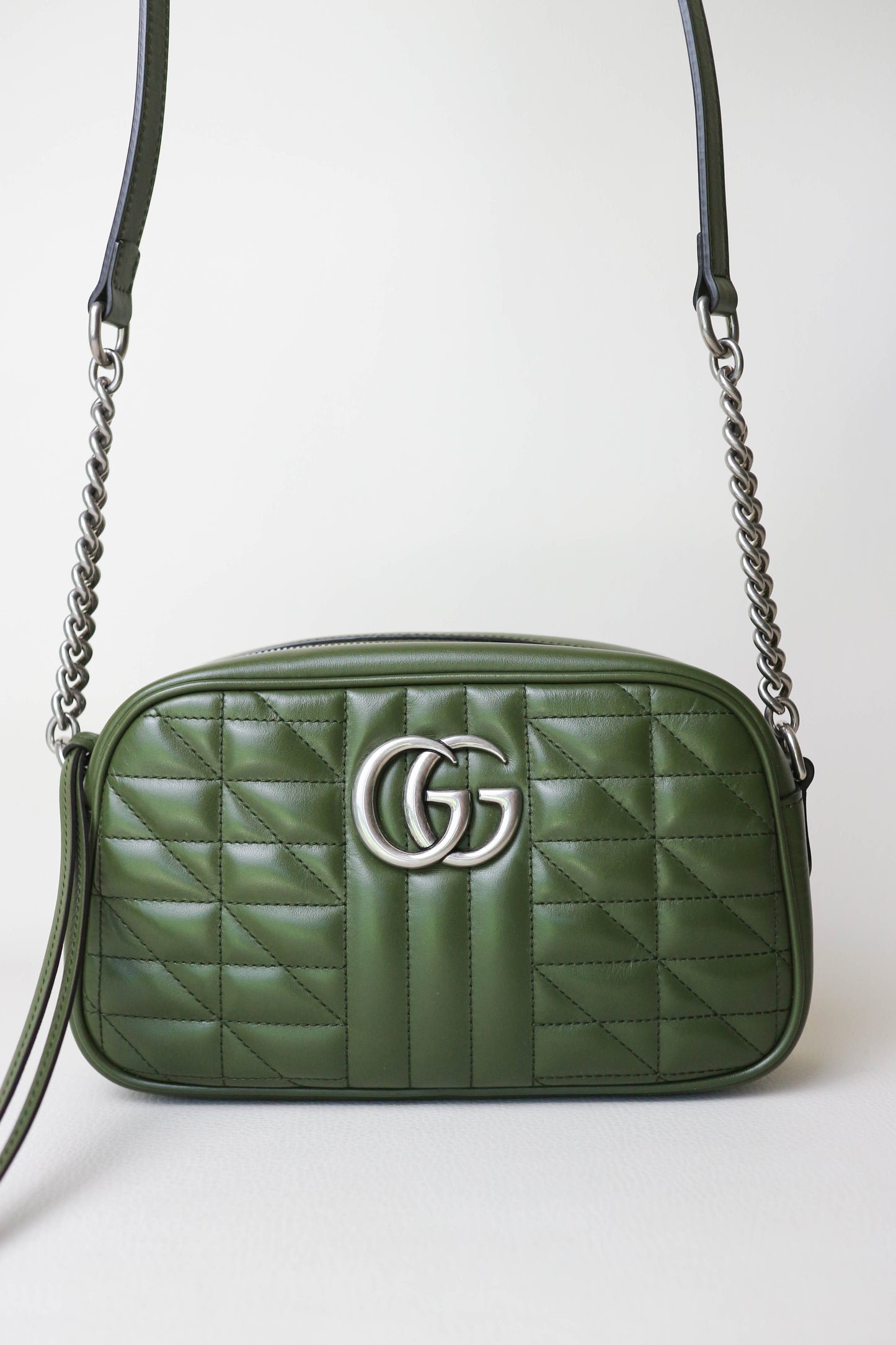 Gucci Marmont Crossbody Bag Green