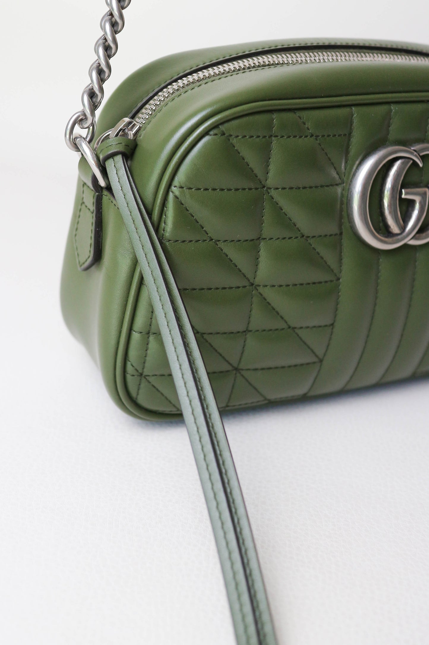 Gucci Marmont Crossbody Bag Green