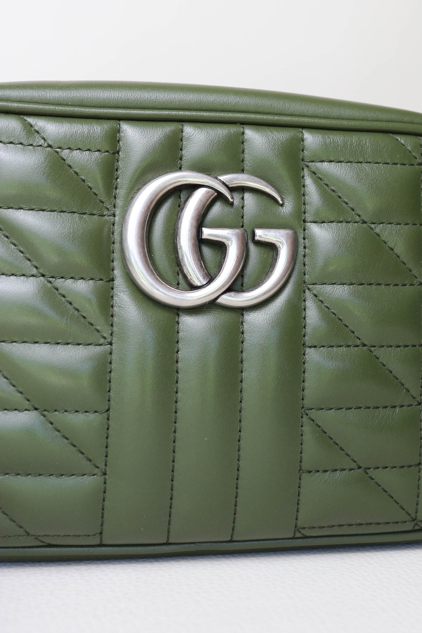 Gucci Marmont Crossbody Bag Green