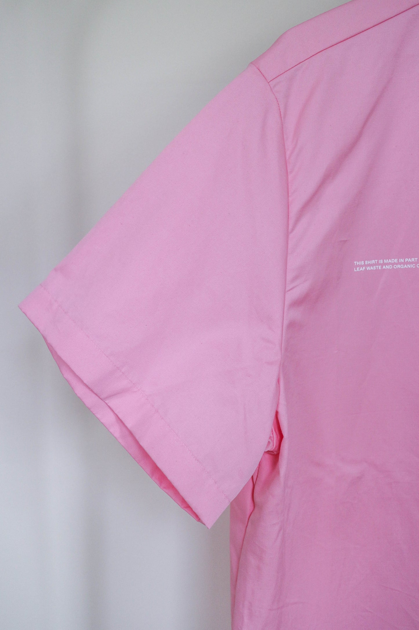 Pangaia Oversized Logo Shirt Pink