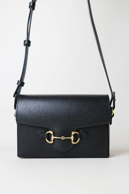 Gucci Horsebit Crossbody Bag Black