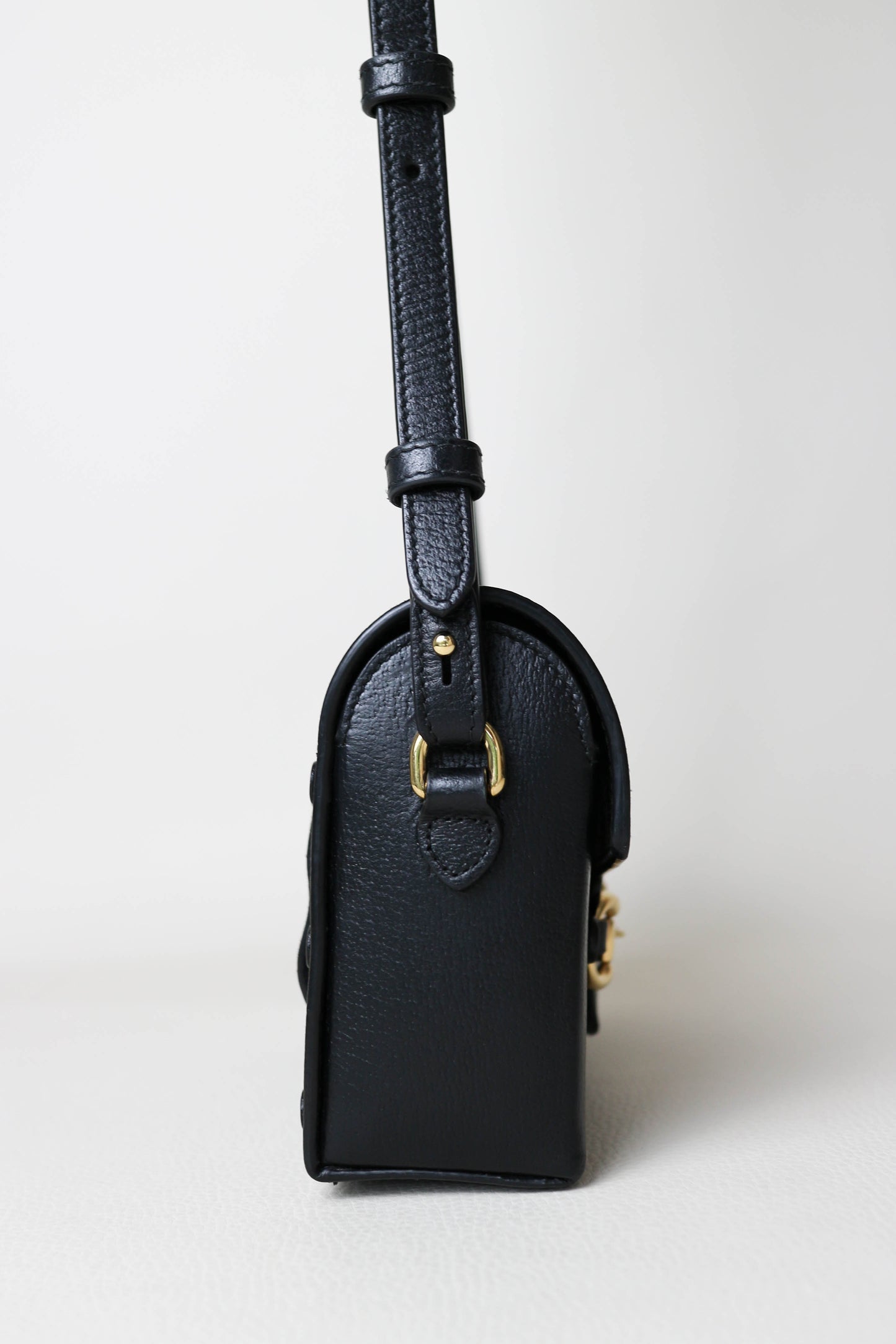 Gucci Horsebit Crossbody Bag Black