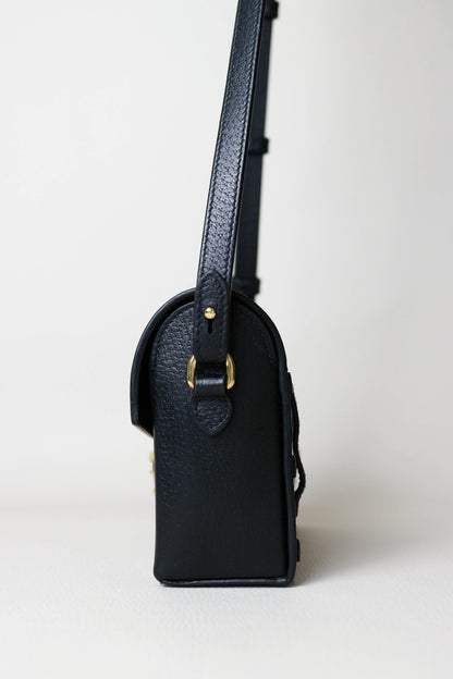 Gucci Horsebit Crossbody Bag Black