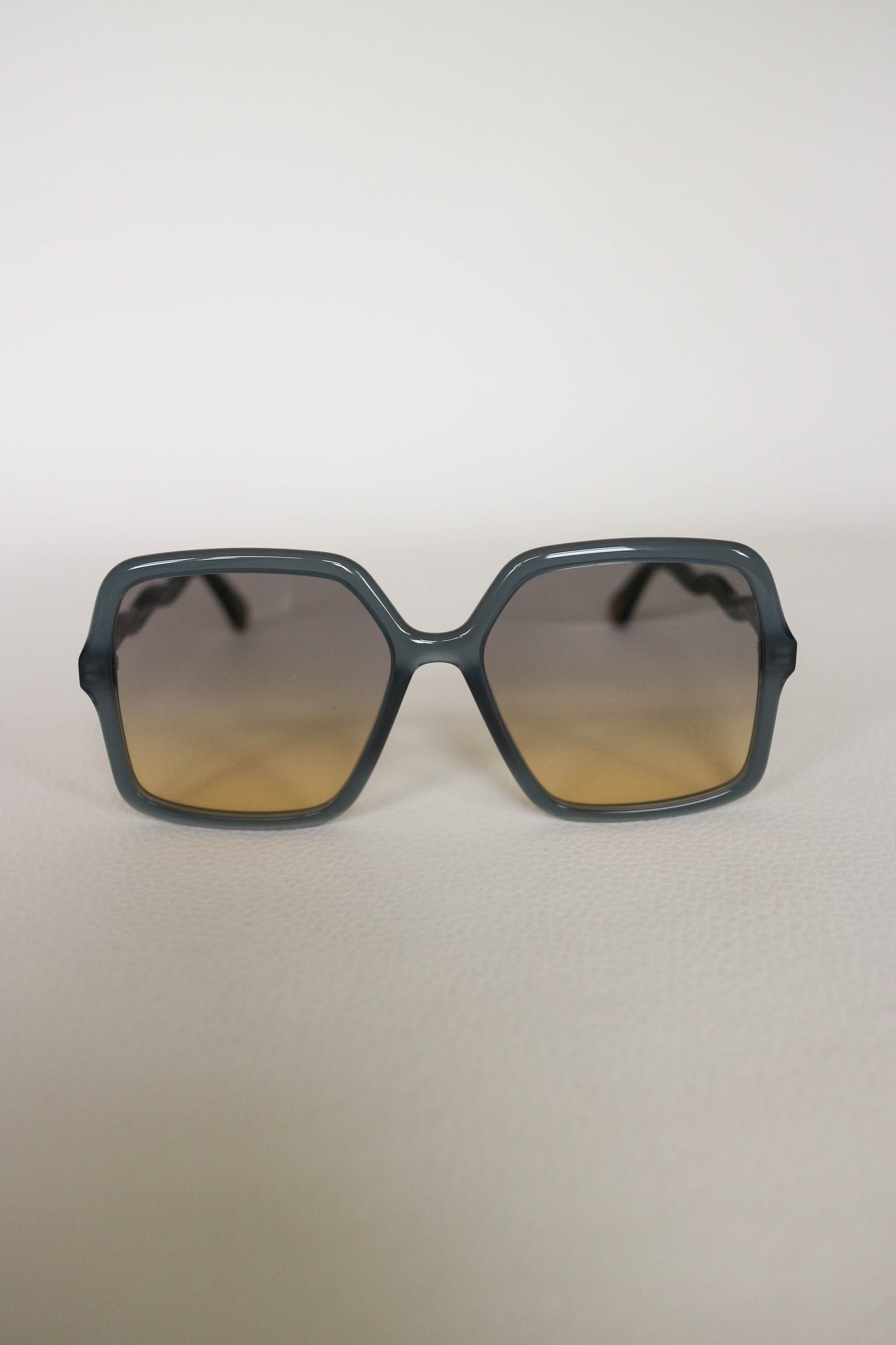 Chloé Oversized Square Sunglasses Petrol