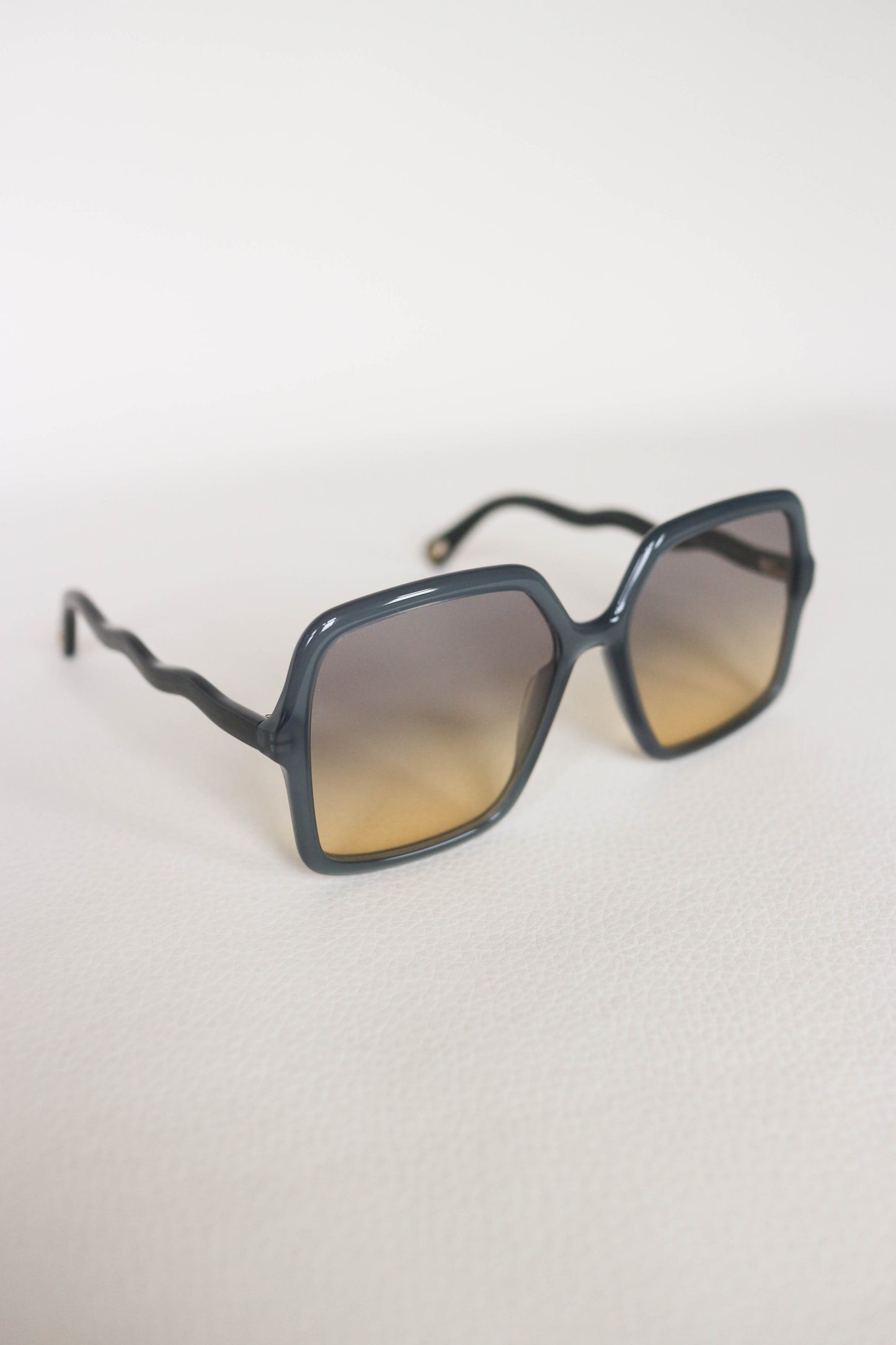 Chloé Oversized Square Sunglasses Petrol