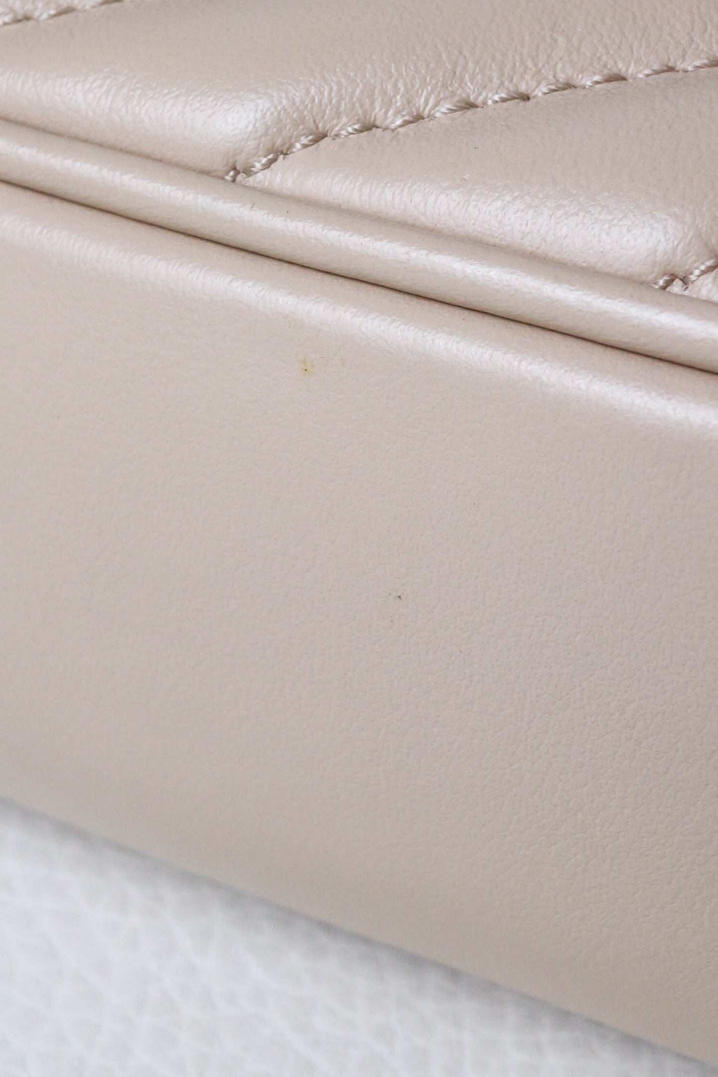 Saint Laurent Loulou Camera Bag Beige