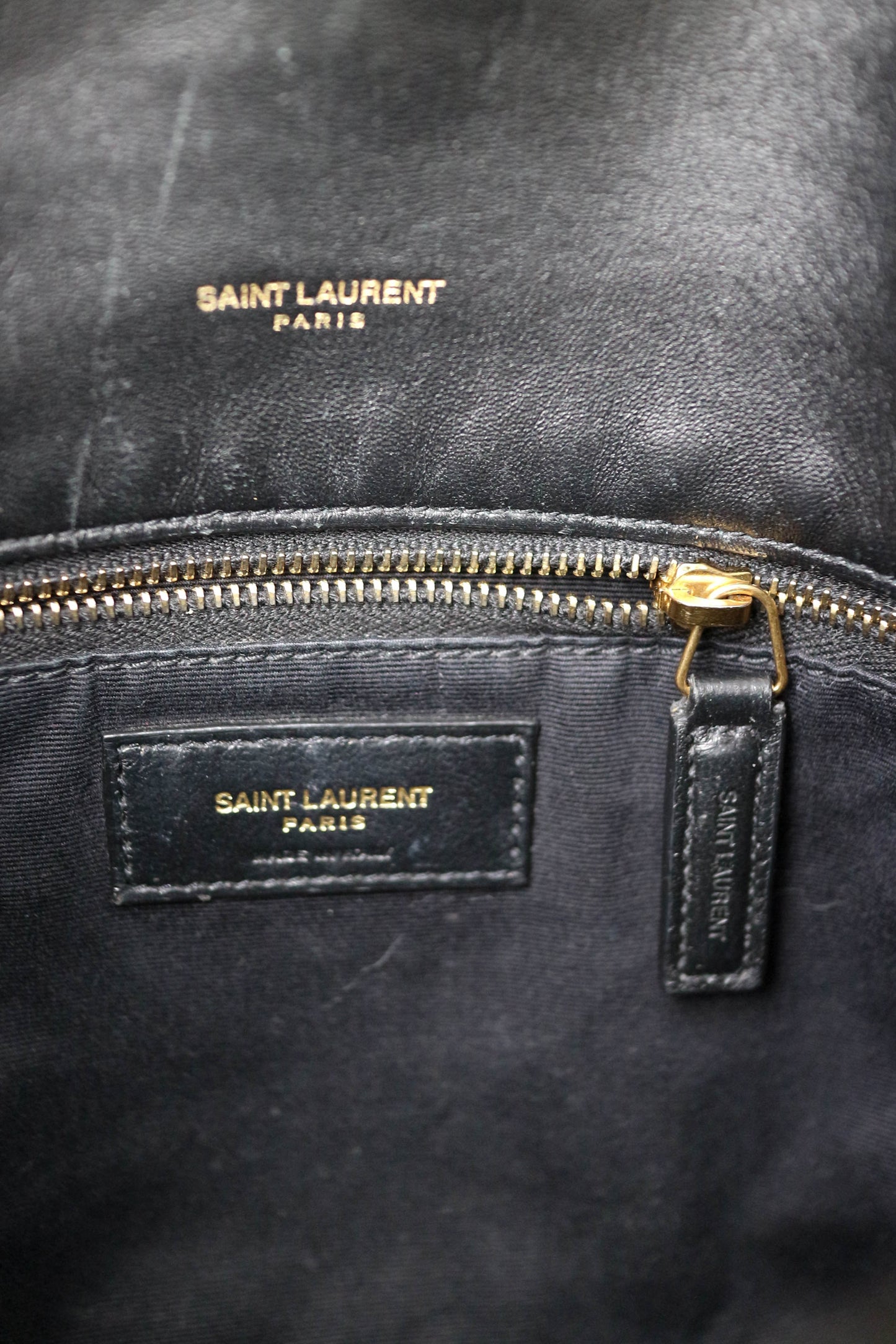 Saint Laurent Loulou Puffer Boucle Small Bag Black